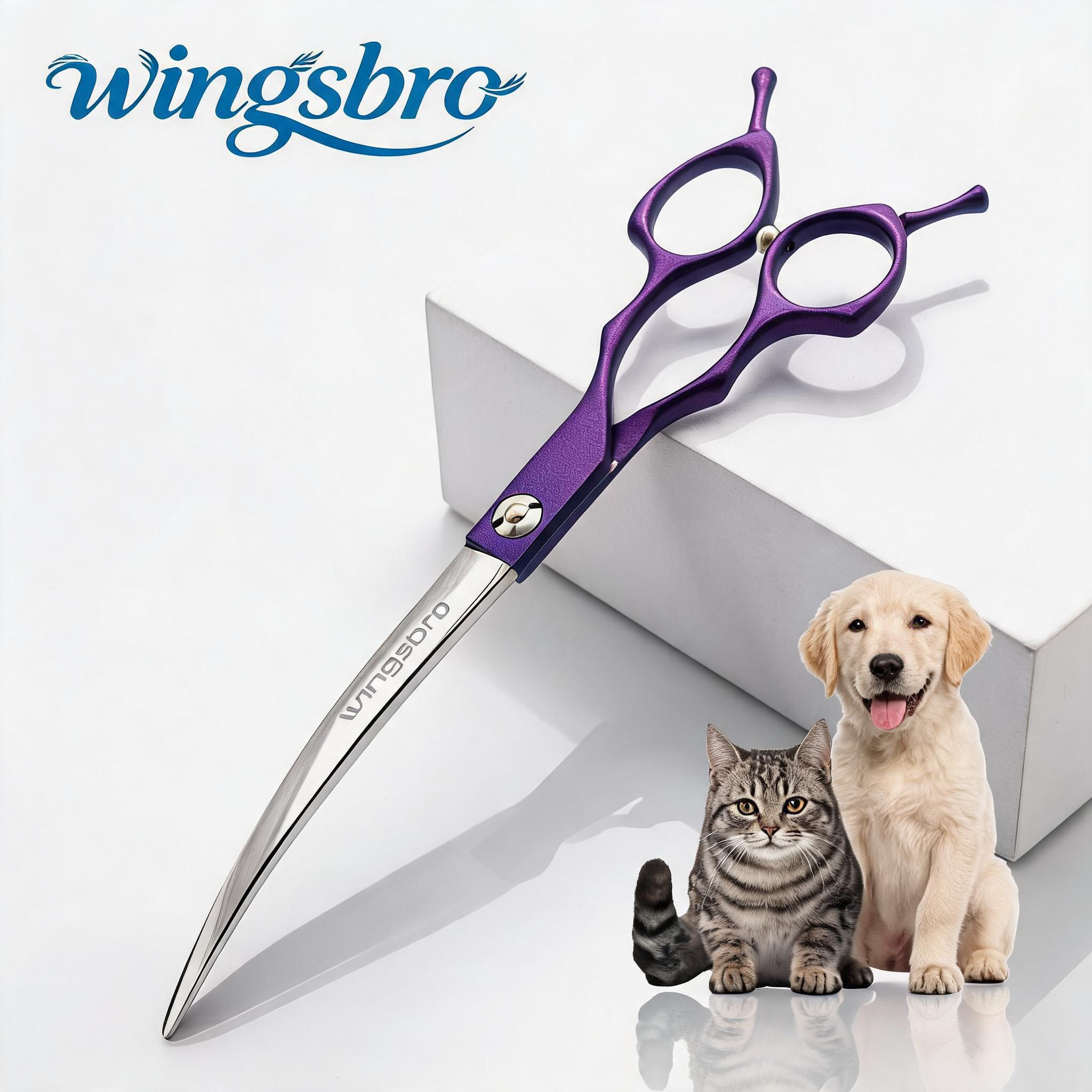 Grooming Scissors - 7 Polegada profissional cão aliciamento tesoura
