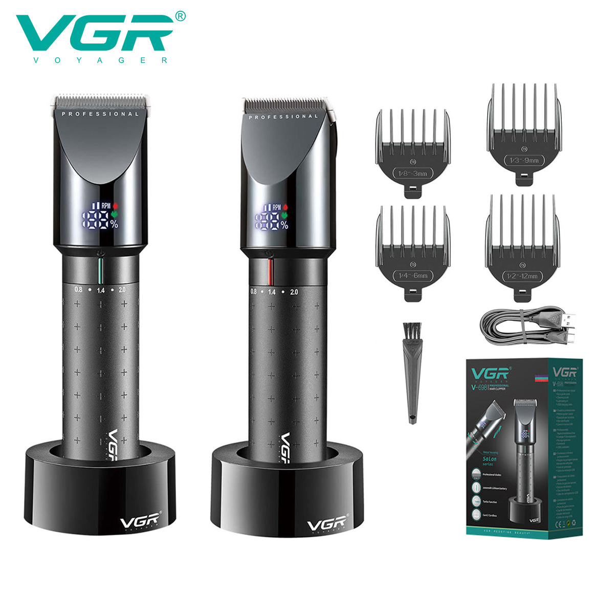 Electric Shaver Rotary - Máquina de cortar cabelo de alta