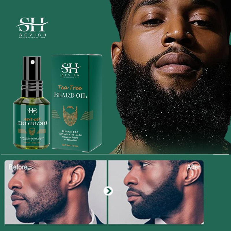 Beard Oil - Sevich chá árvore crescimento barba óleo