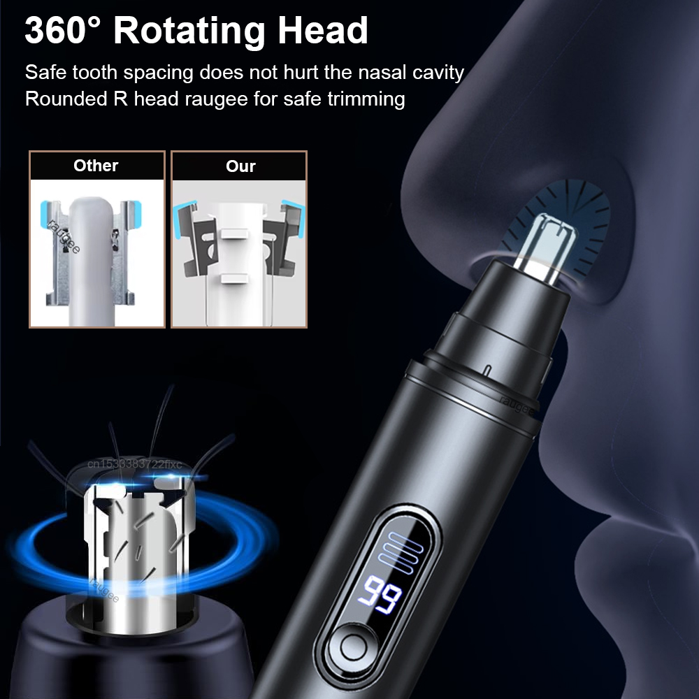 Aparador de Pelos do Nariz par - Nose Trimmer avaliação e preço