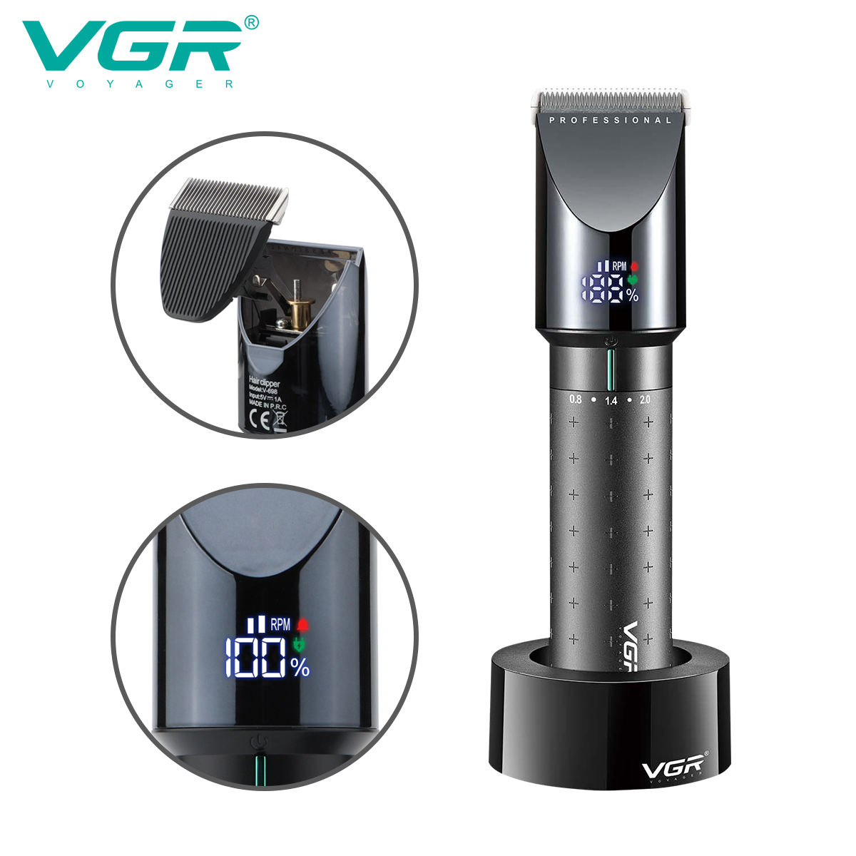 Máquina de cortar cabelo de al - Electric Shaver Rotary avaliação e preço