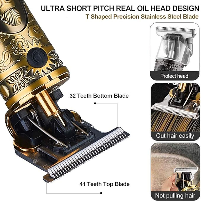 Aparador de Cabelo T9 Sem Fio  - Electric Shaver Rotary avaliação e preço